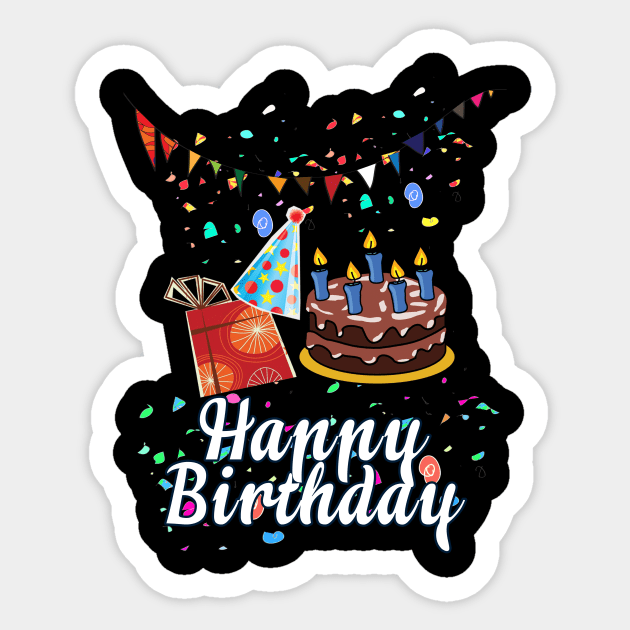 Happy Birthday Sticker by denissmartin2020